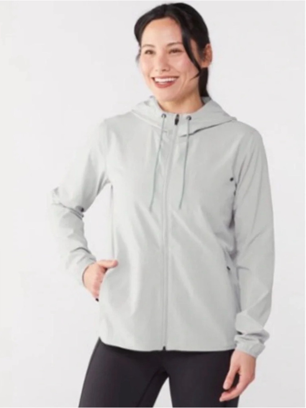 Vuori Outdoor Trainer Shell Full Zip Hooded Jacket